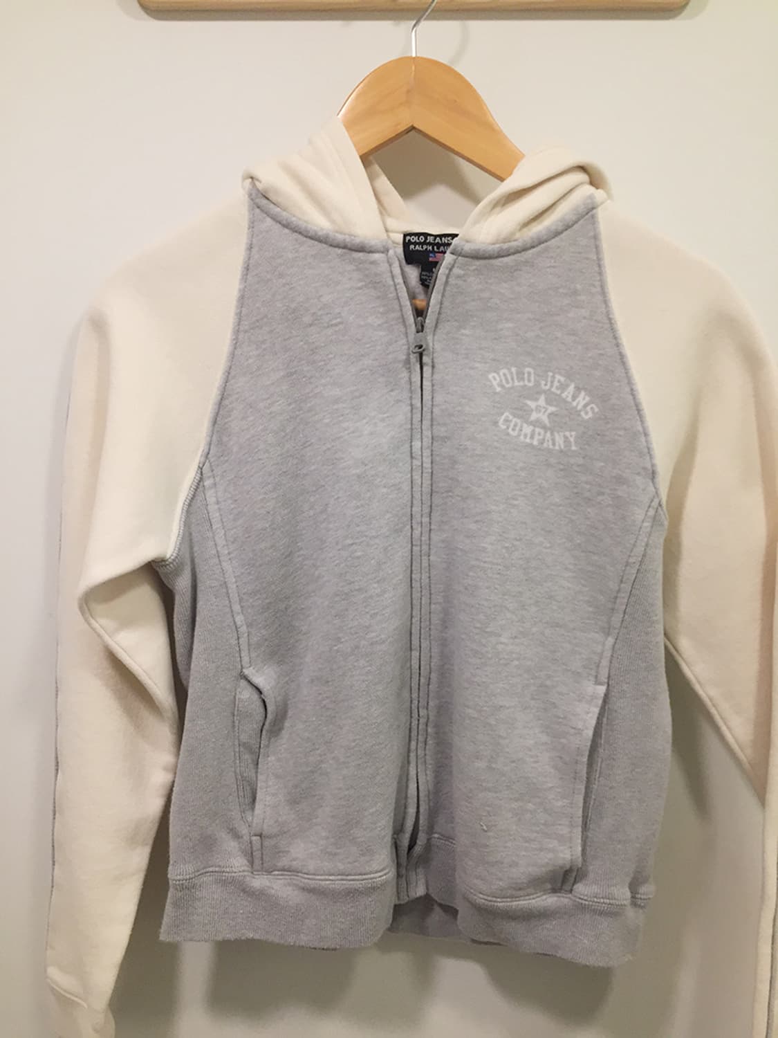 여성 폴로 배색 후드집업 95 상품이미지2