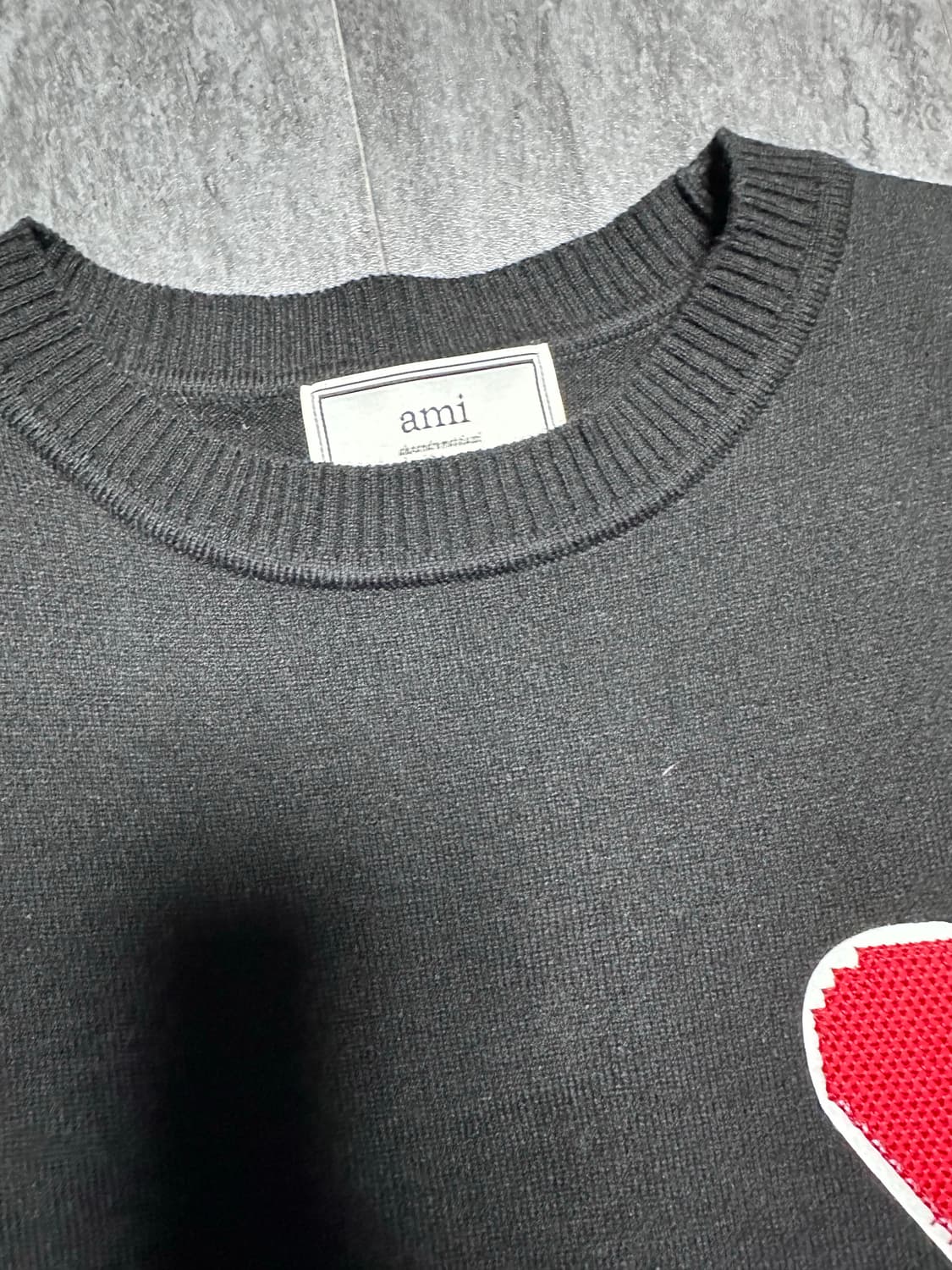 아미 여성 블랙니트L 상품이미지2