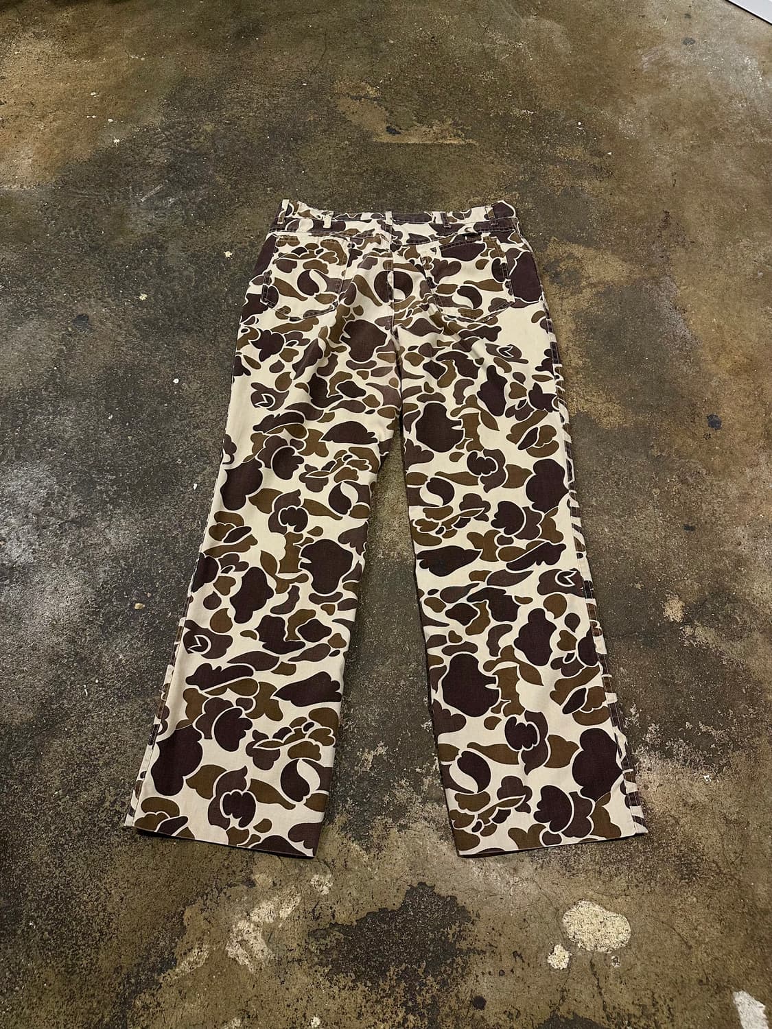 빈티지 90s 덕 카모 팬츠 상품이미지2