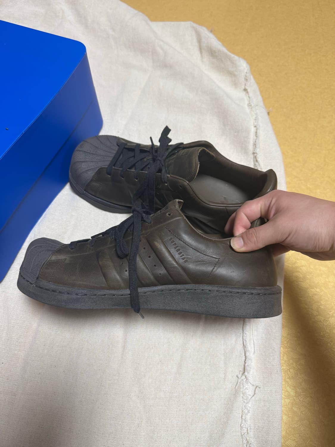 아디다스x아바바브 슈퍼스타 브라운 275 상품이미지3