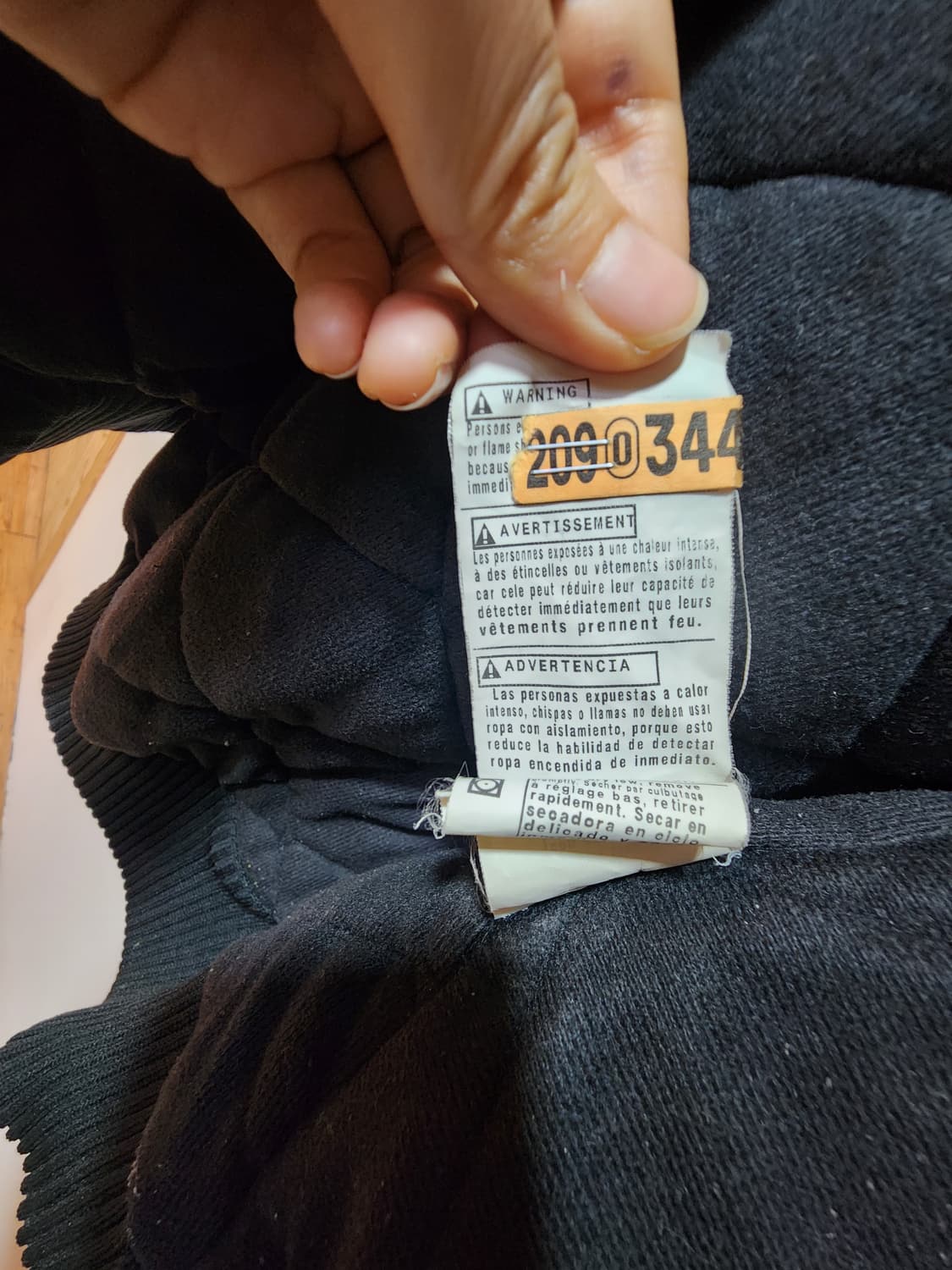 칼하트 블랙 후드 워크 자켓 점퍼 L 상품이미지5