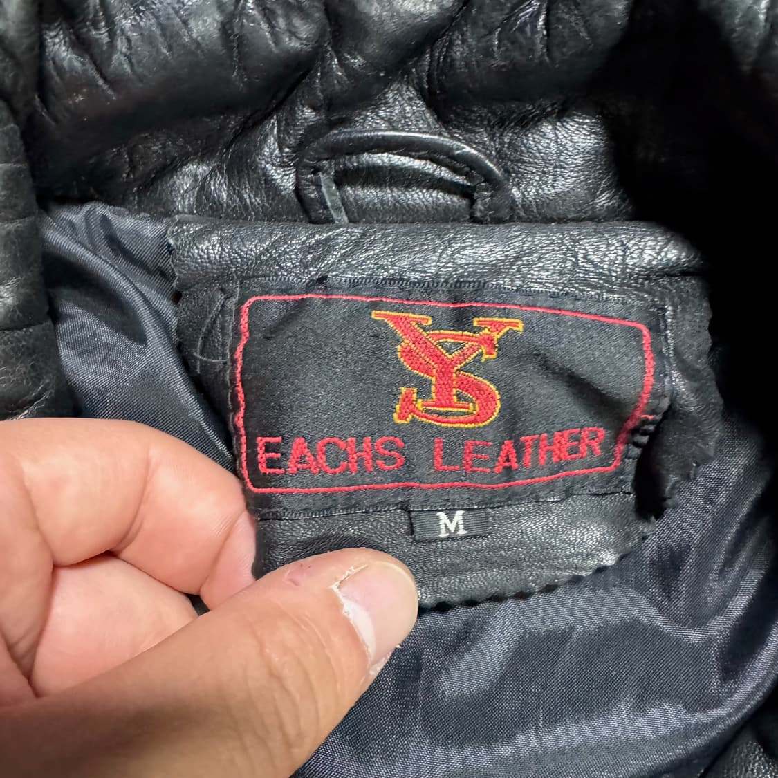 제페니즈 빈티지 eachs leather 가죽 자켓 상품이미지5