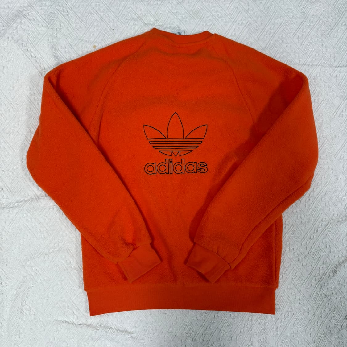 아디다스 오렌지 플리스 맨투맨 상품이미지2