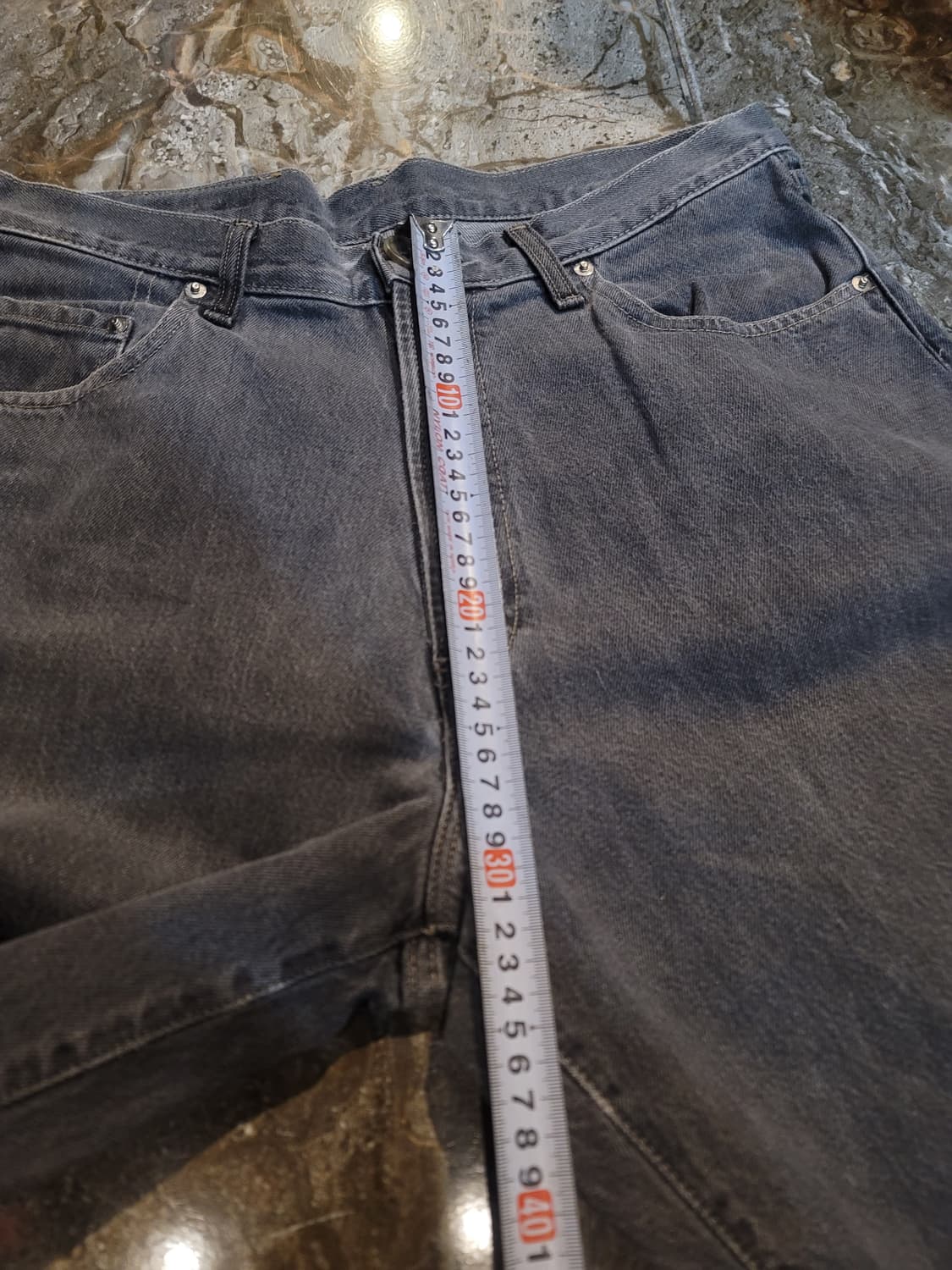 더블알엘 흑청 (다크그레이) 데님팬츠  상품이미지7