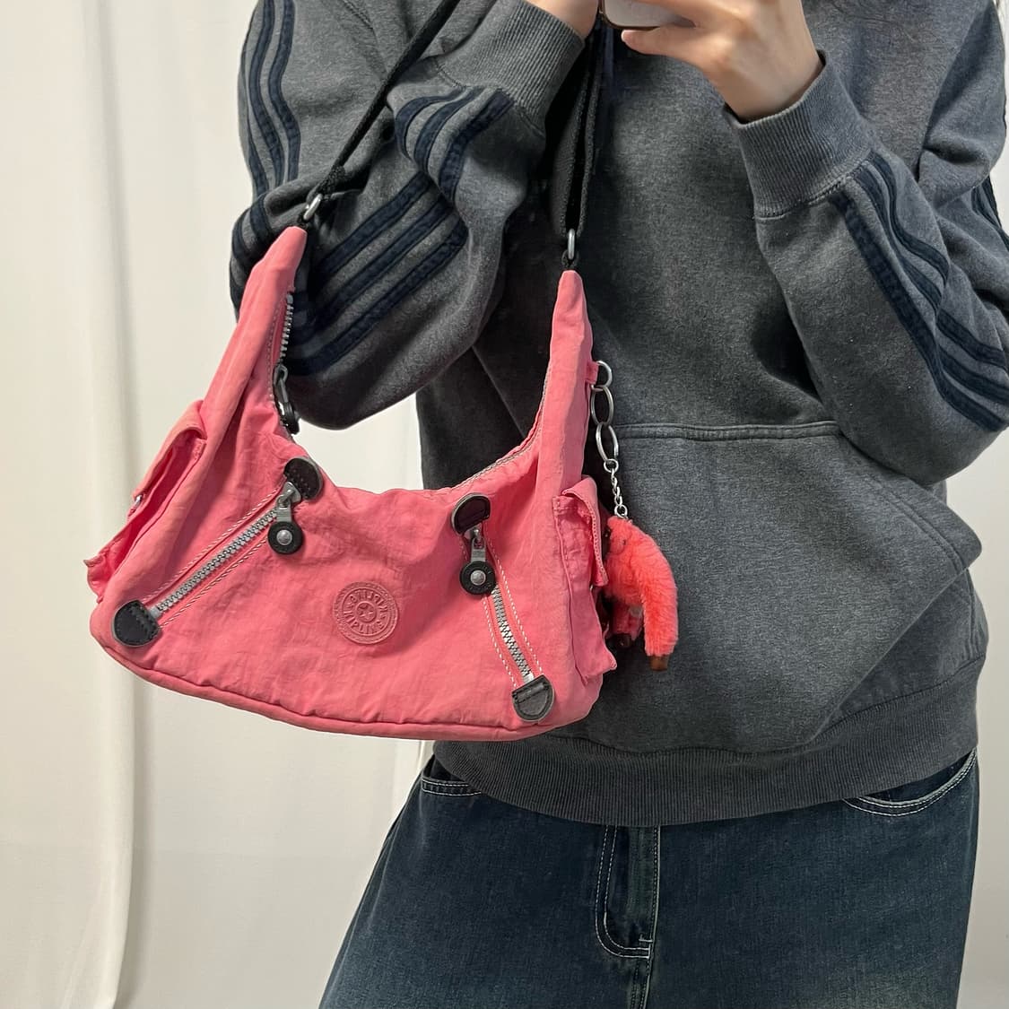 Kipling pink shoulder bag 상품이미지3