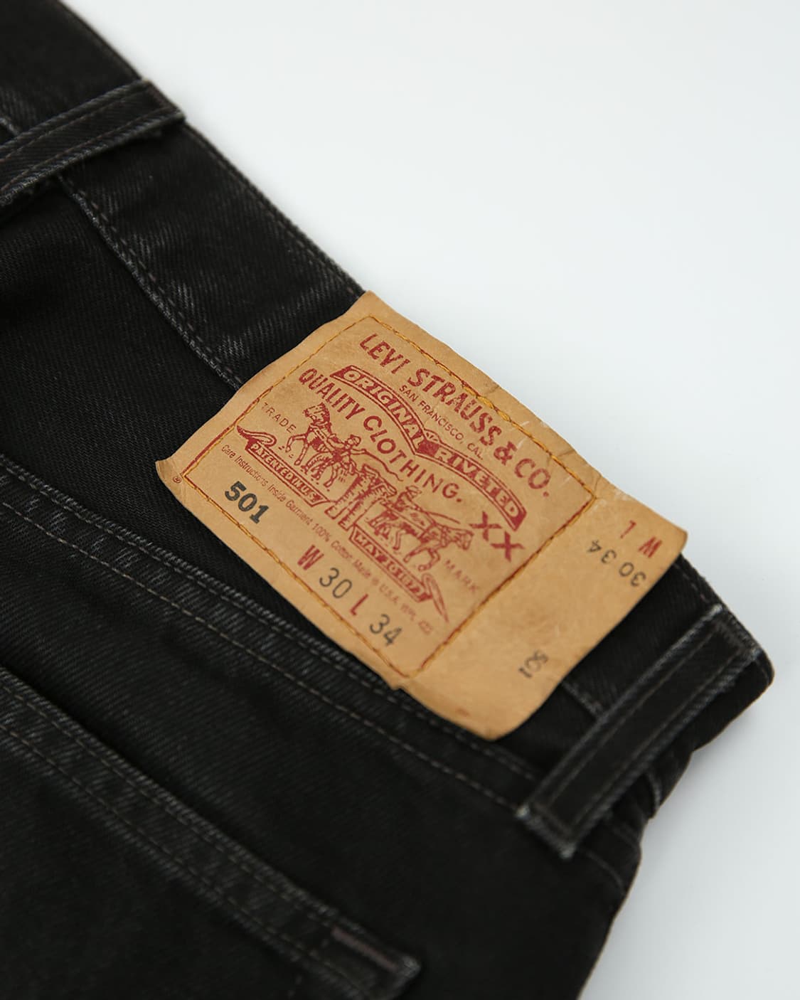 00's Levi's 501 Black Denim Pants 상품이미지1