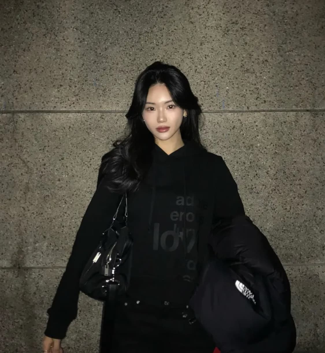 오피쉬 레터링 후디 블랙 2사이즈 상품이미지1