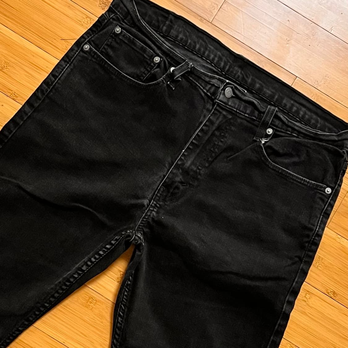 리바이스 502 블랙진 데님팬츠 W36 L32 상품이미지3