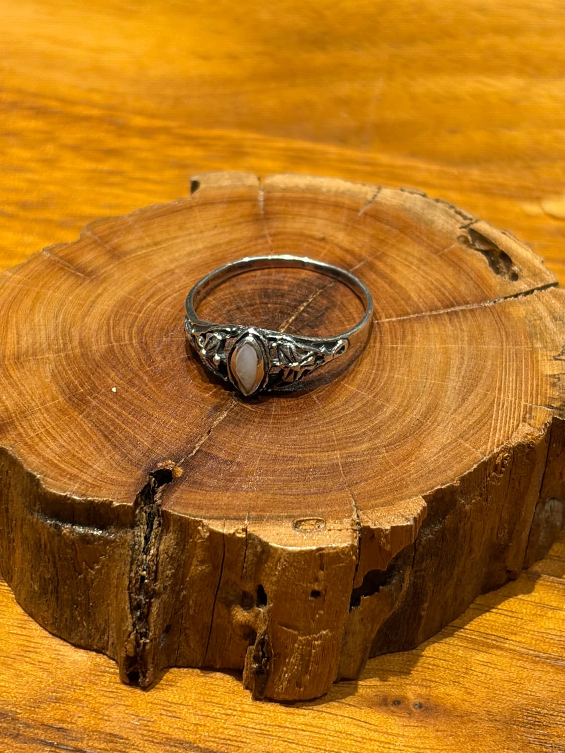 Silver 925 빈티지 스톤 링 상품이미지5