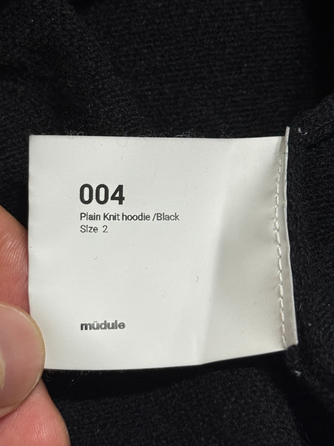 머듈 니트 후드 004 2사이즈 상품이미지3
