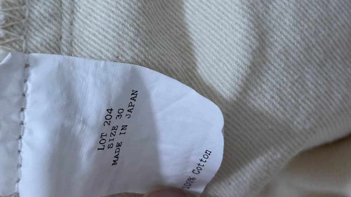 타이가 타카하시 25SS Lot.204 아이보리 페인트 상품이미지6