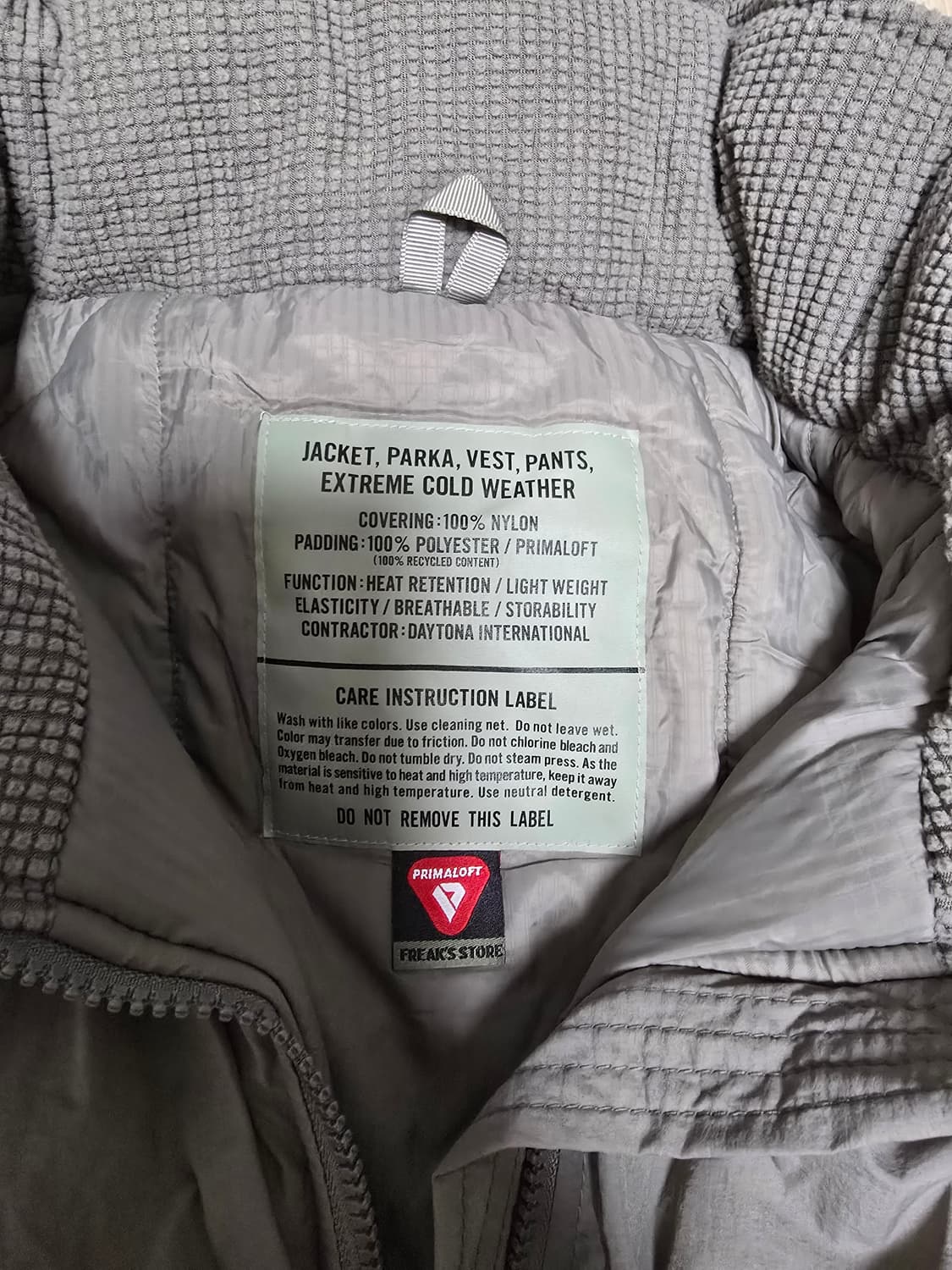 프릭스스토어 레벨7 올리브 M 시착제품 상품이미지3