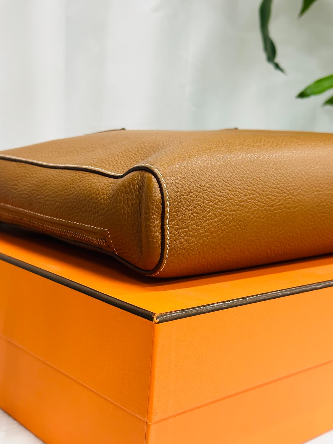 에르메스 빅토리아 라이트 카멜골드 토트백 상품이미지9