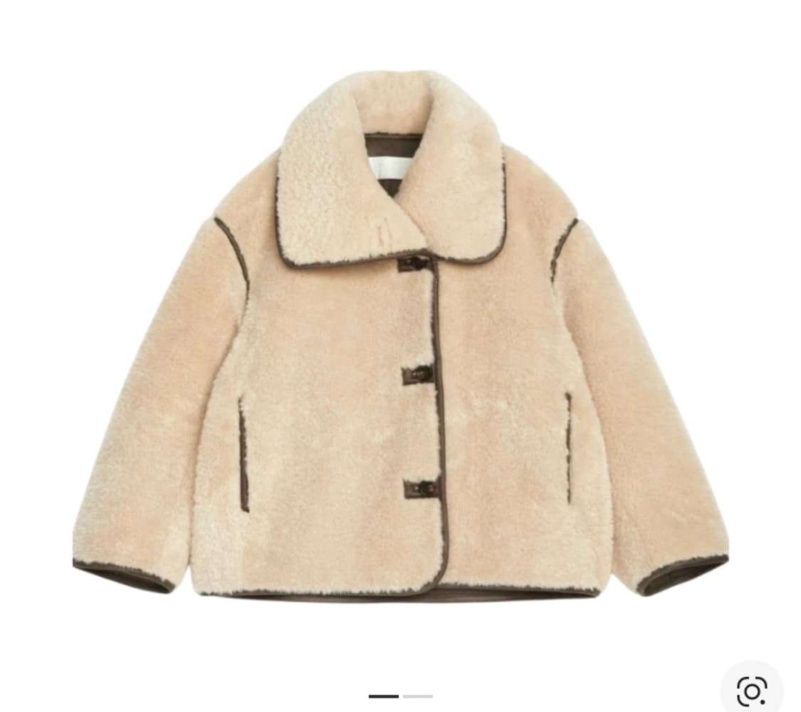 아르켓 숏 라이더 자켓 숏파일 자켓 테디 자켓 상품이미지1