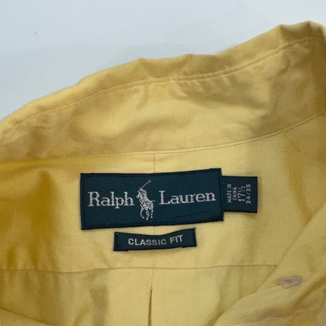 Polo 폴로 멀티 포니 옐로우 셔츠 상품이미지5