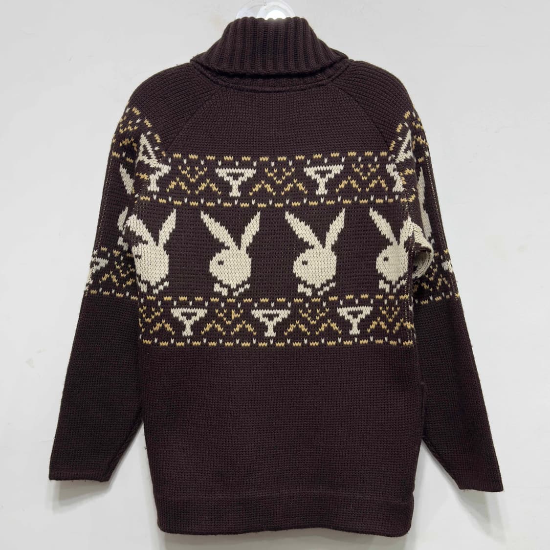 90s 플레이 보이 울 코위찬 가디건 상품이미지7