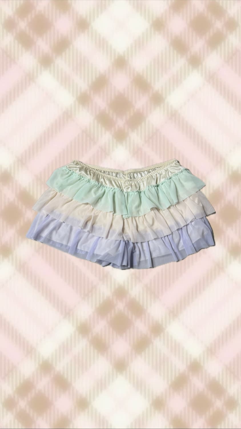 에메필 민트 큐롯 스커트 치마 라떼 히메 갸루 러블리 로걀 빈티지 모리 상품이미지1