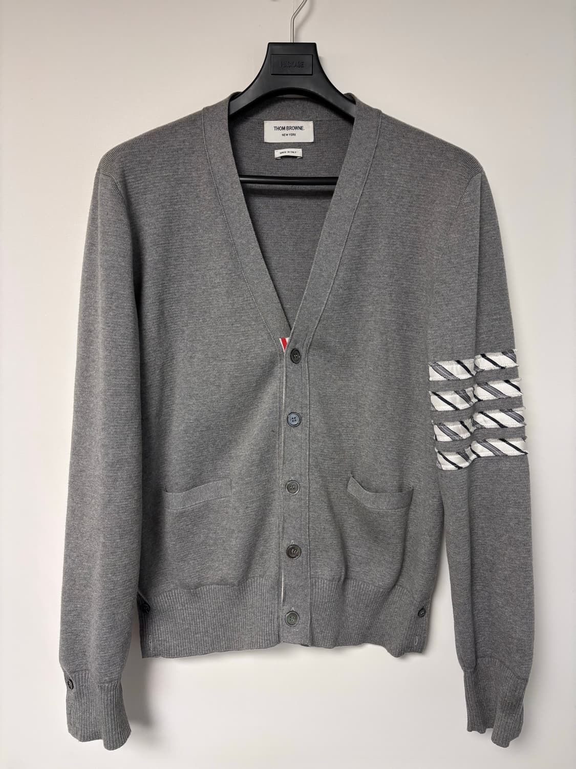 [풀구성/백화점판] 톰브라운 시어서커 그레이 가디건 2 size 상품이미지1