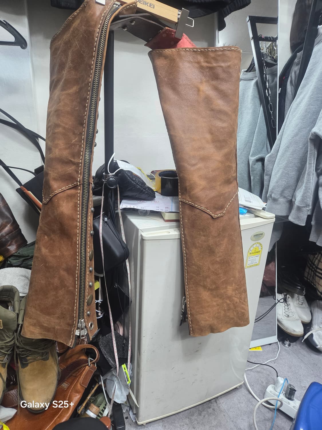 가죽  챕스   웨스턴   스타일 상품이미지4