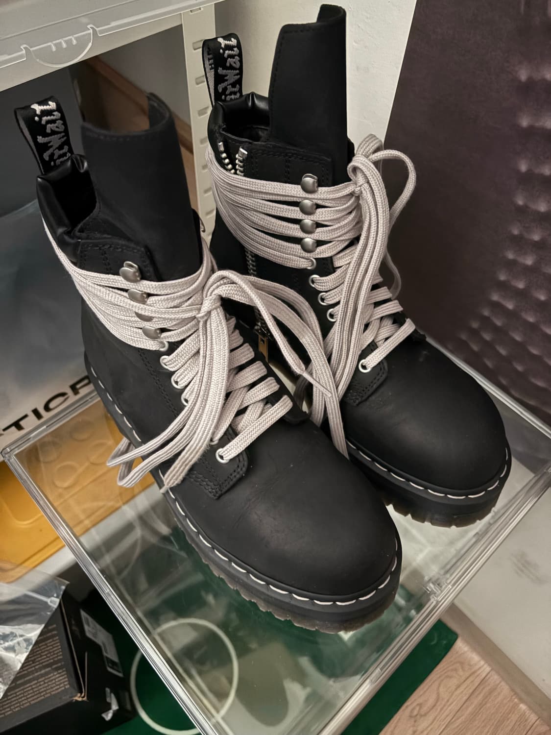 릭오웬스 닥터마틴 스틸토 uk7 (260) 상품이미지1