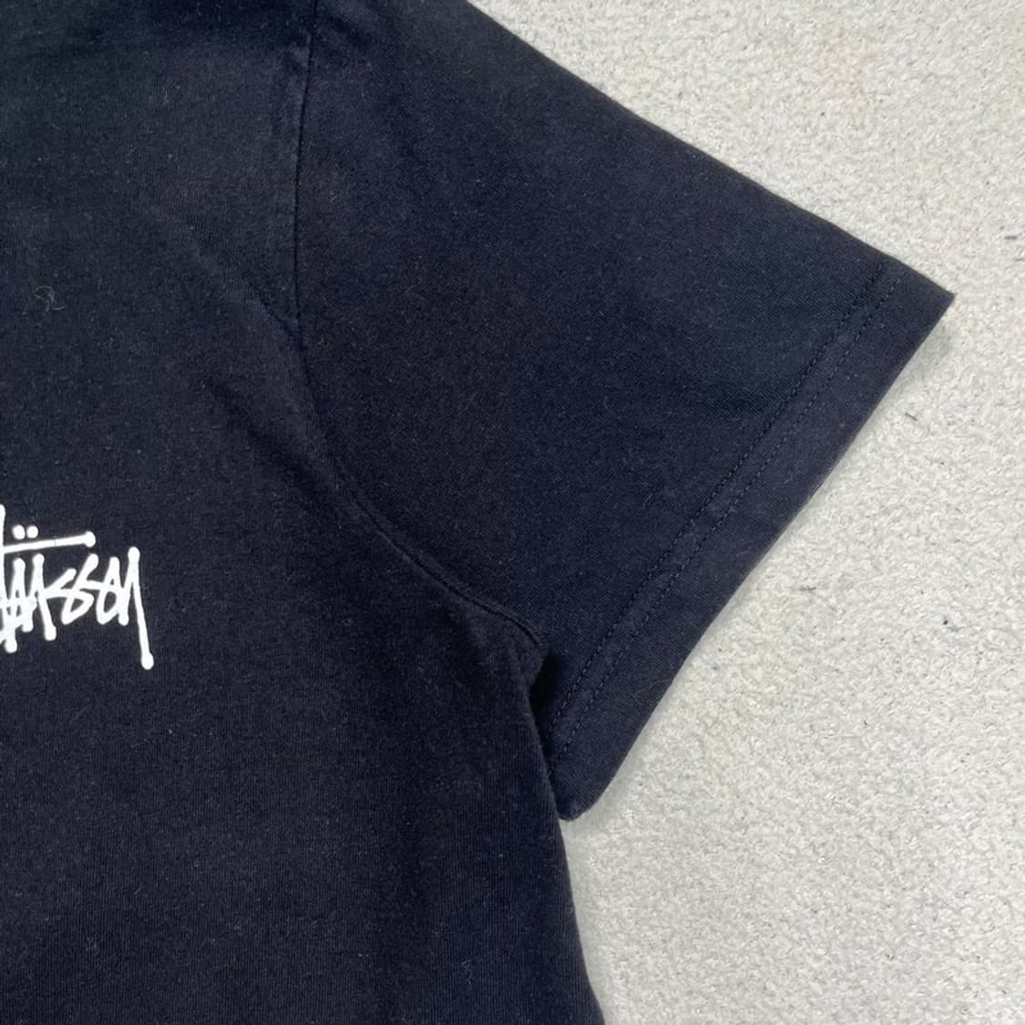 STUSSY 티셔츠 블랙 S 상품이미지4