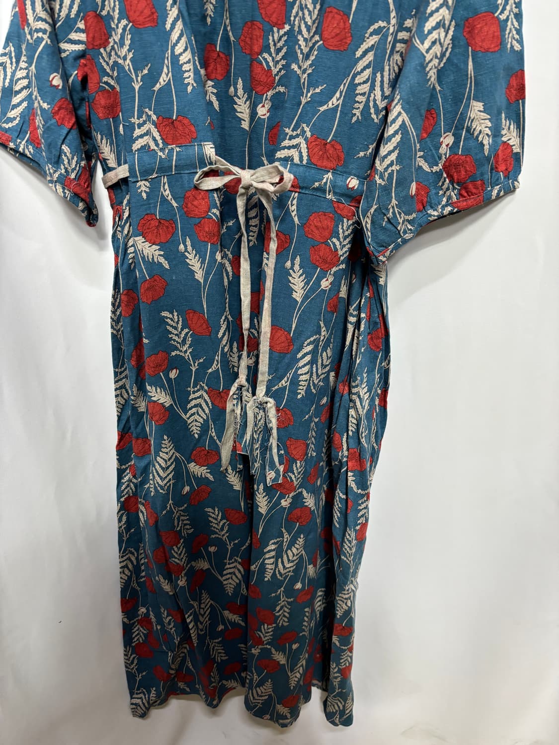 플로럴 및 리프 프린트 맥시 롱 원피스 상품이미지3