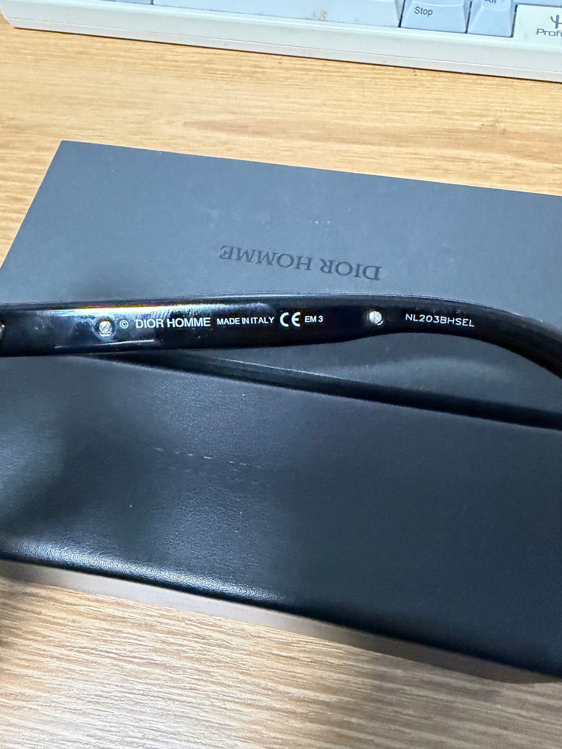 디올옴므/153 블랙타이 선글라스/OS 상품이미지3