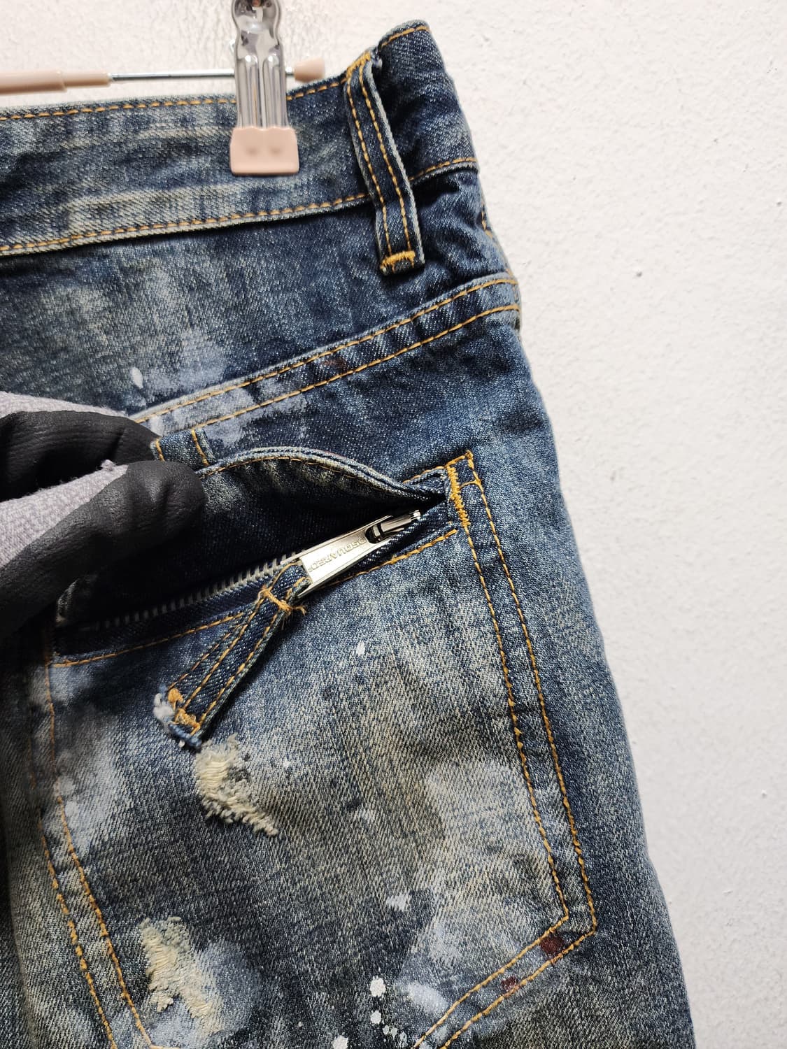 디스퀘어드2 콜마이너 지퍼디테일 청바지  상품이미지5