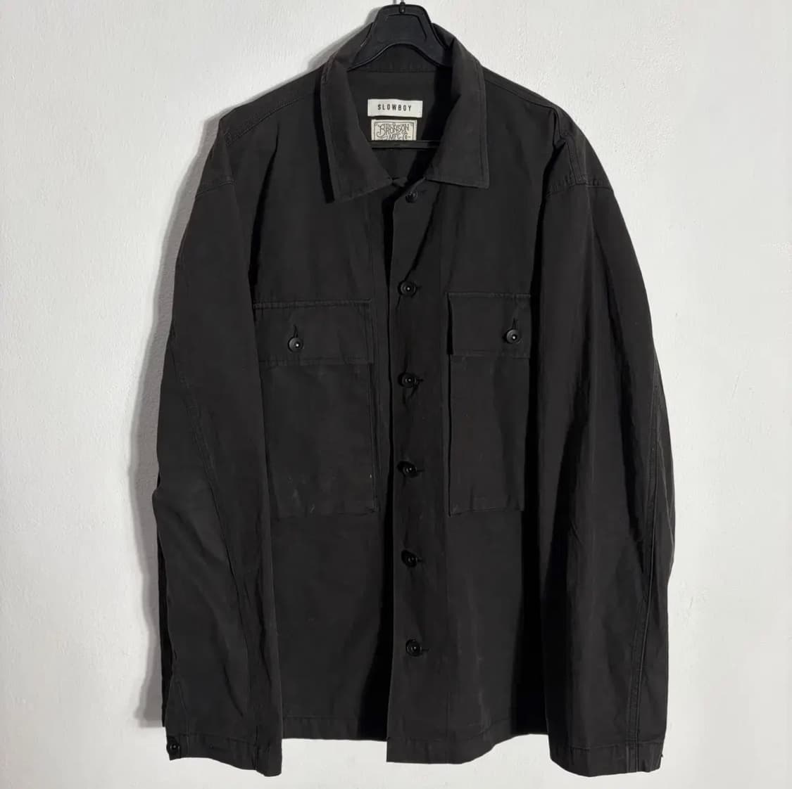 브론슨 X 슬로우보이 콜라보 M43 셔츠자켓 블랙(2) 상품이미지1