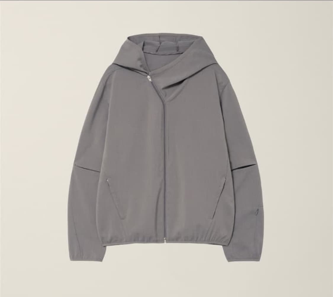 (M) 누마레 후드집업 그레이  상품이미지2