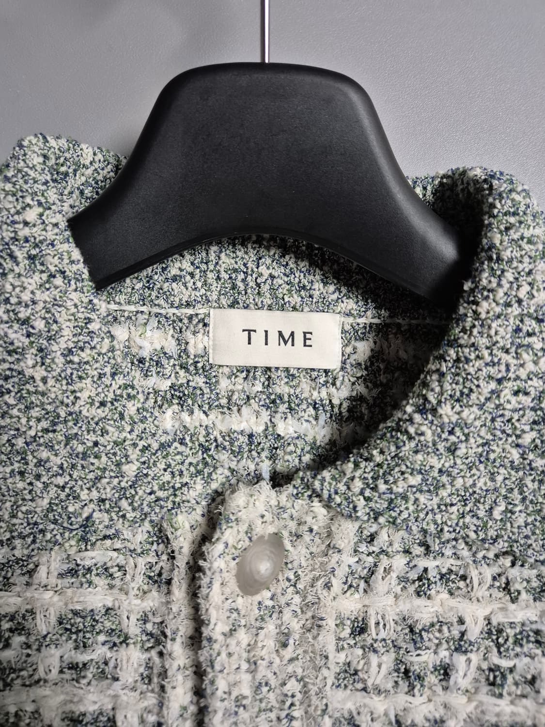 타임옴므 트위드 카라 가디건 자켓 105 상품이미지3