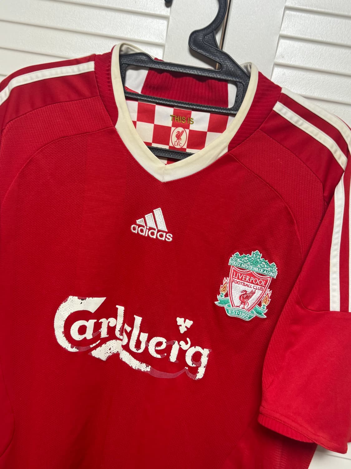 08-10 리버풀 홈 아디다스 유니폼 반팔 노마킹 상품이미지2