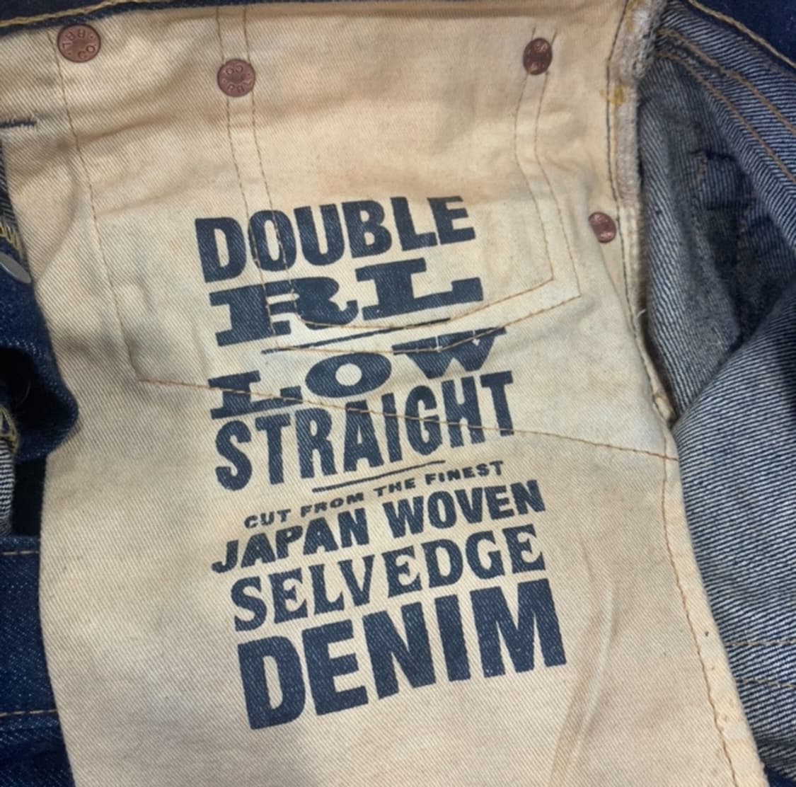 [33] RRL 더블알엘 로우 스트레이트 재팬우븐 셀비지  상품이미지9