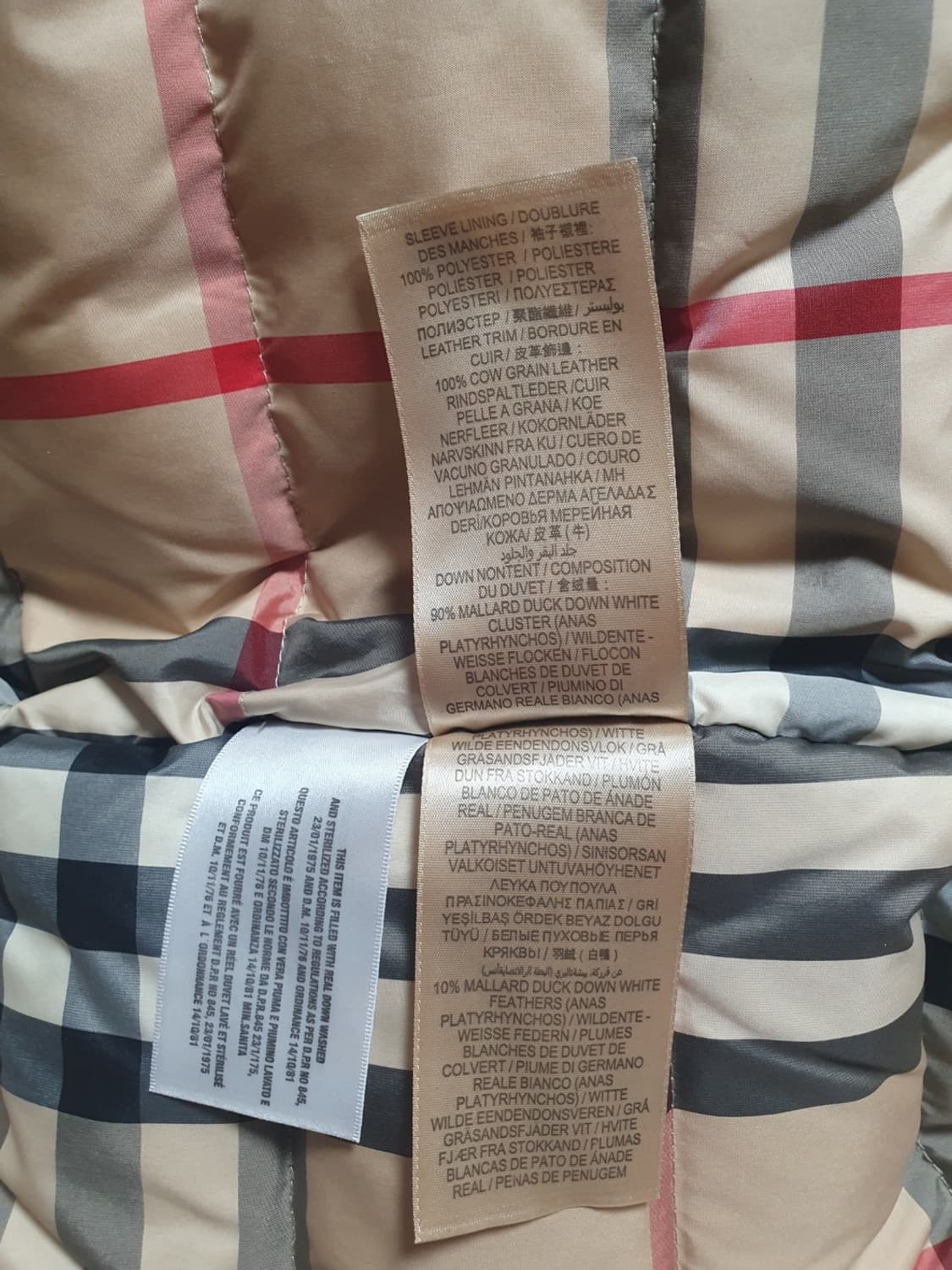 버버리 여성 롱패딩 라쿤퍼 베이지 다운파카 S 상품이미지10