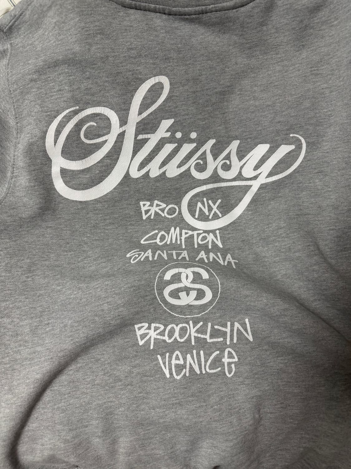 스투시 월드투어 맨투맨 M 상품이미지3