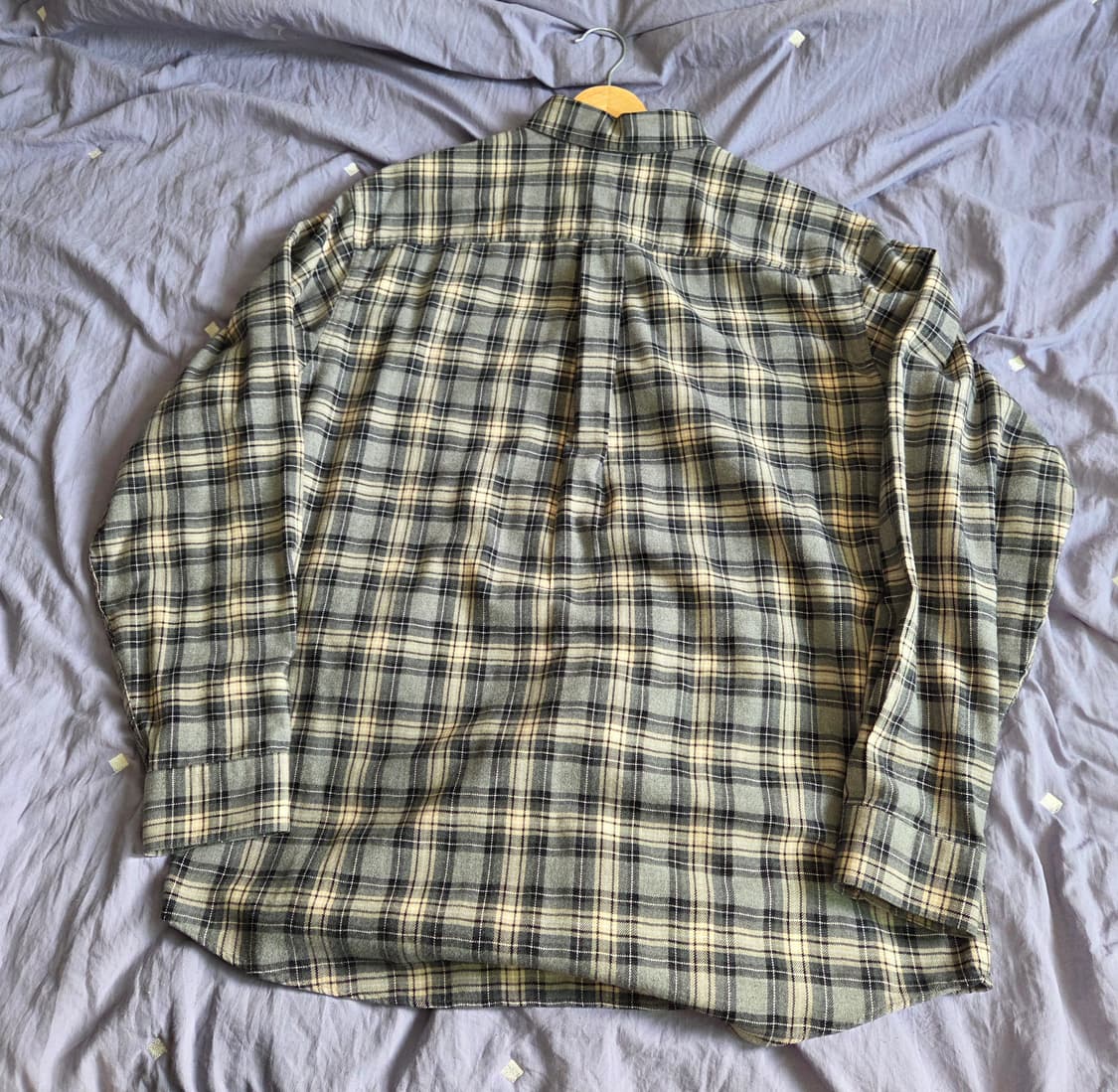 엘엘빈 플란넬 체크 셔츠 M 105 상품이미지4