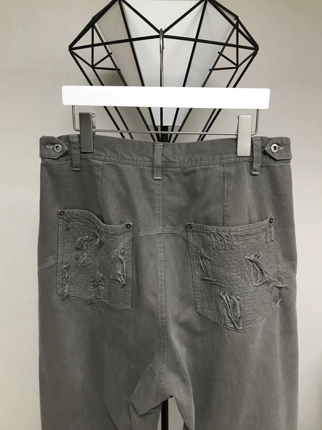 (3) 폴리테루 초판 웨스턴 보로 팬츠 그레이 상품이미지10