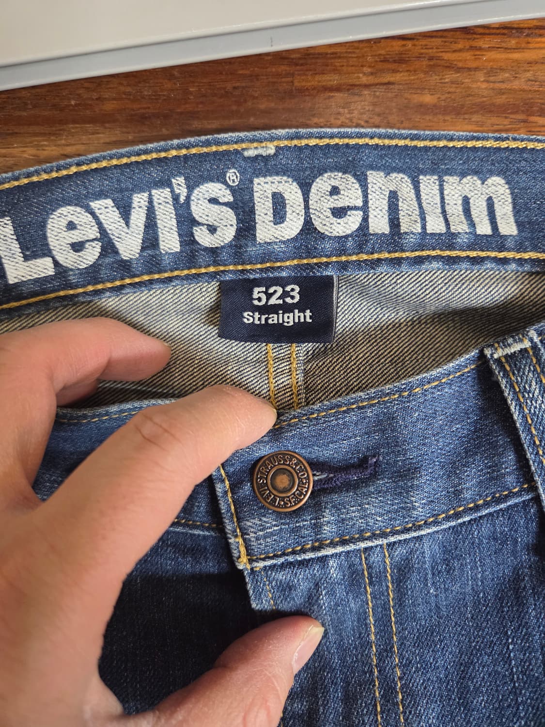 리바이스 523 스트레이트 데님팬츠 34 상품이미지4