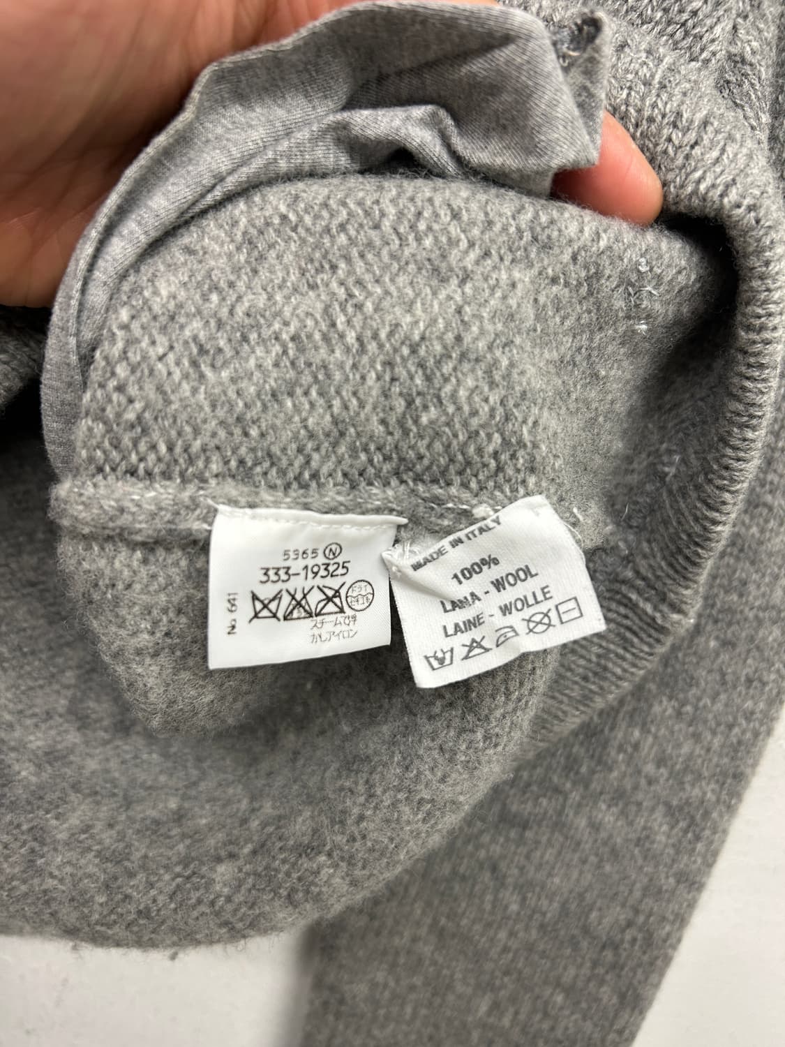 빈티지 메종 마르지엘라 그레이 니트 상품이미지7