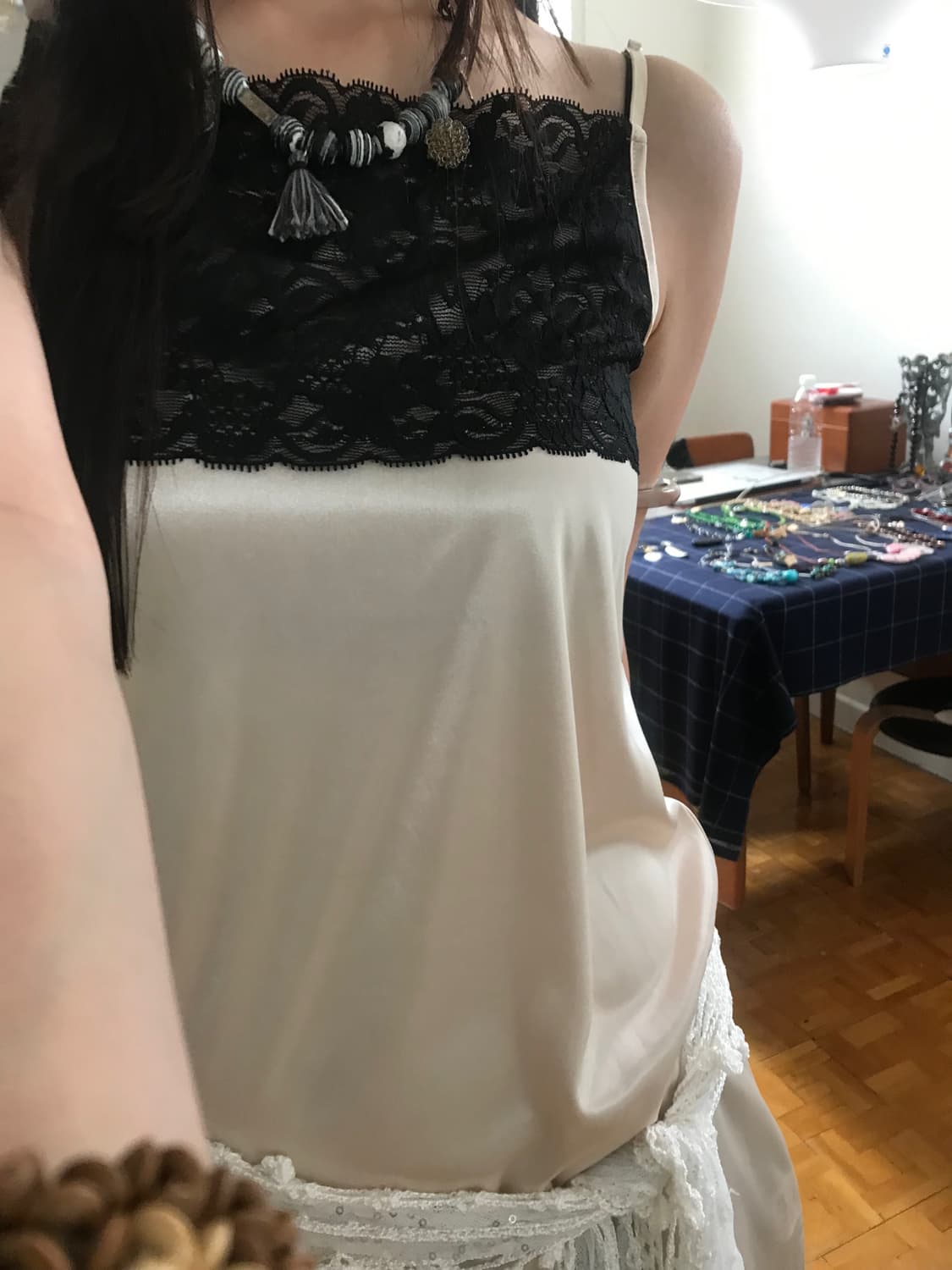 vintage lace slip one-piece 상품이미지3