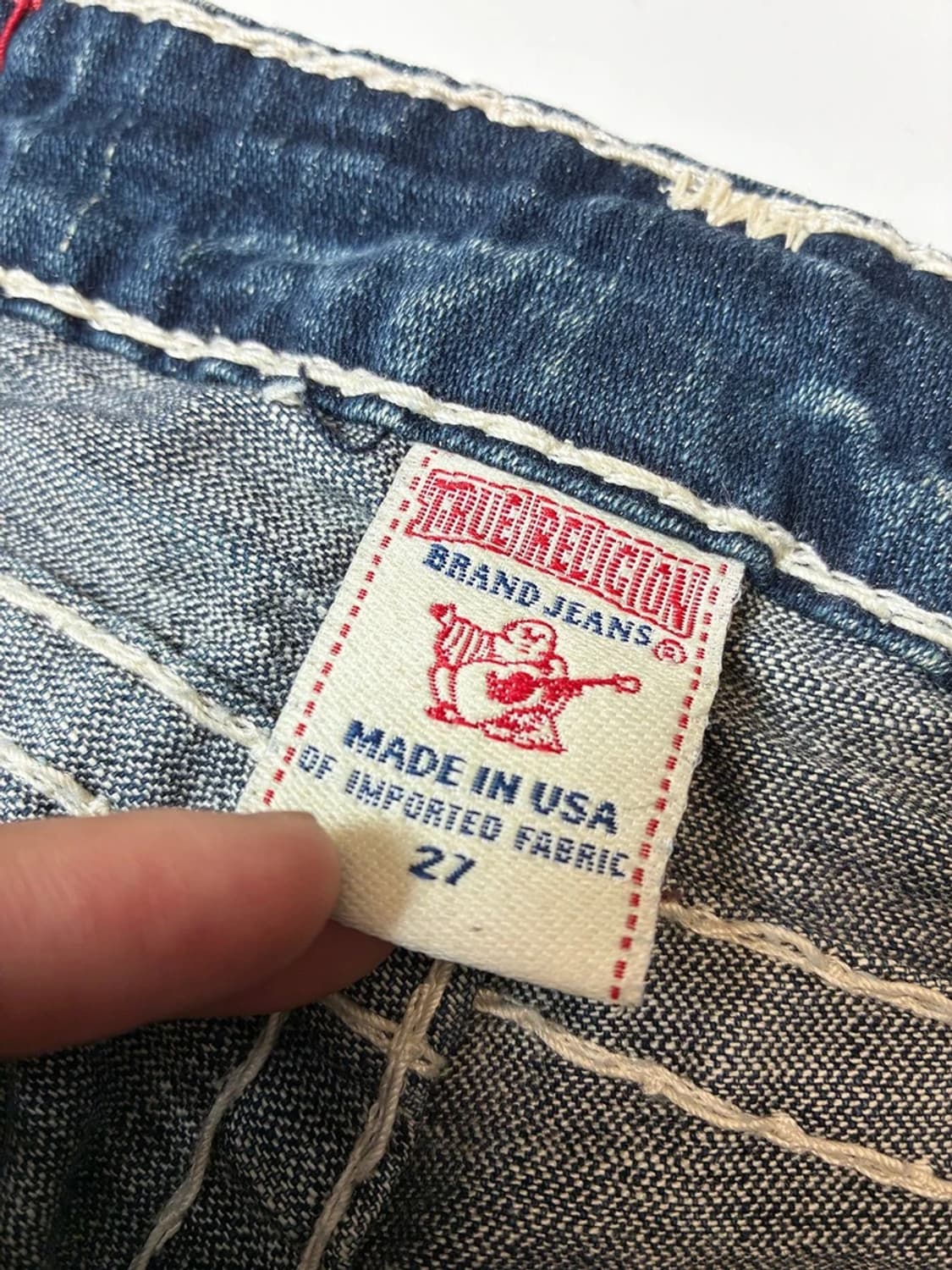 트루릴리젼 00's USA 우먼스 부츠컷 데님 팬츠 PN8828 상품이미지8