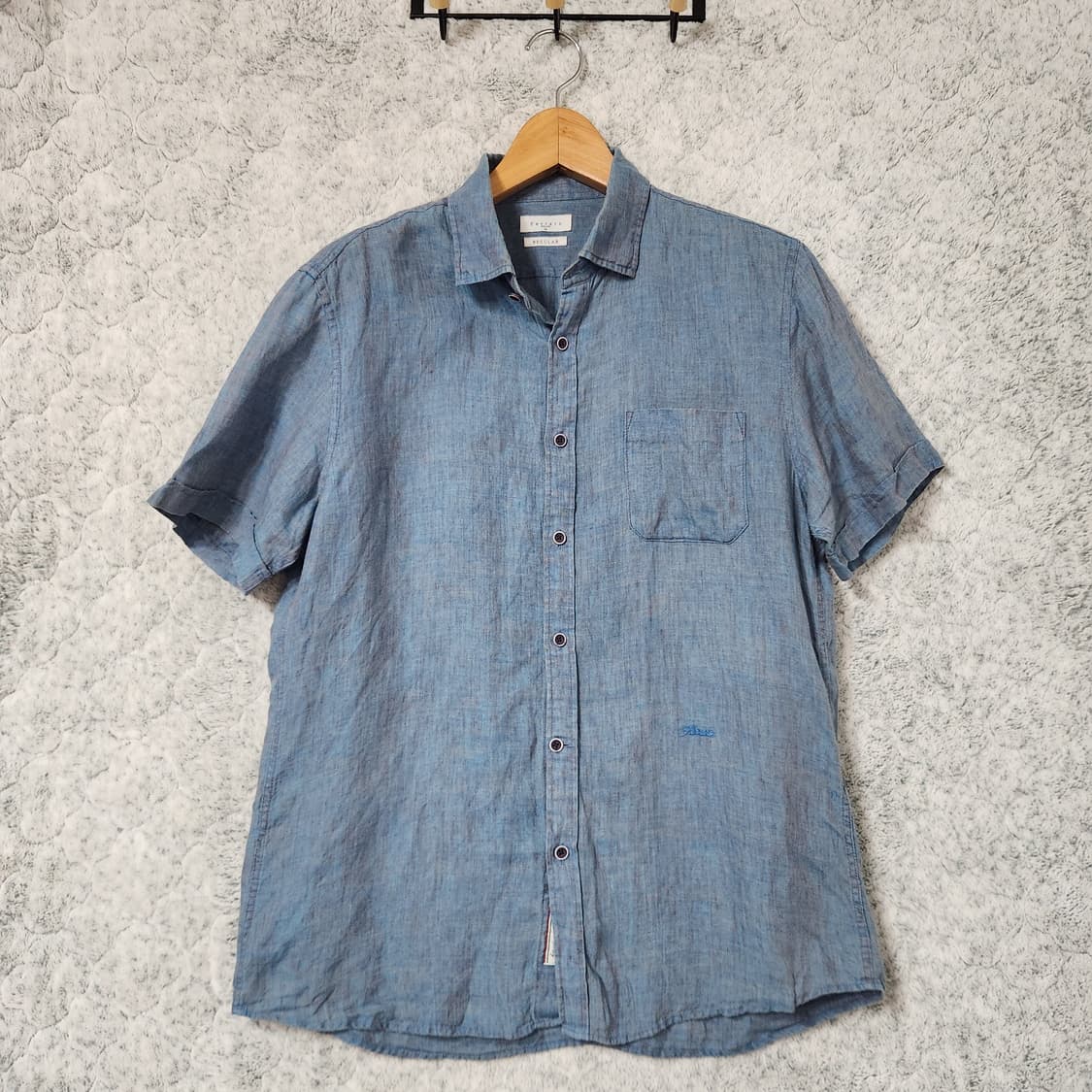 G973 [100] Ferraro Milano 페라로 반팔 남방 셔츠 상품이미지1