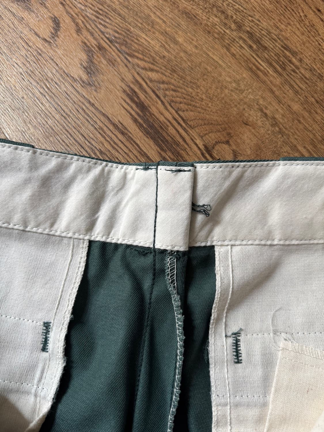 [31]90's 디키즈 874 Made in USA 링컨 그린 워크 팬츠 상품이미지6