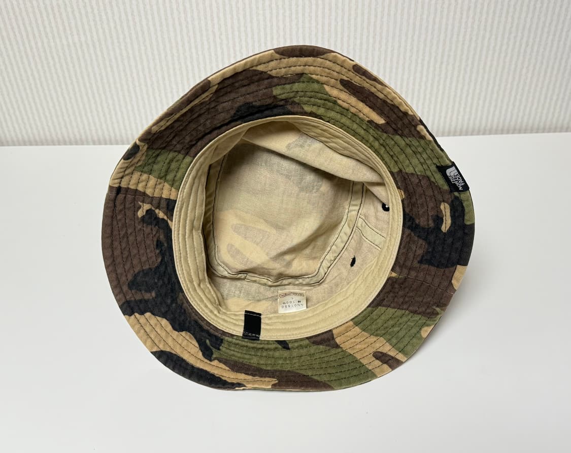 빈티지 노스페이스 우드랜드 카모 버킷햇 상품이미지2