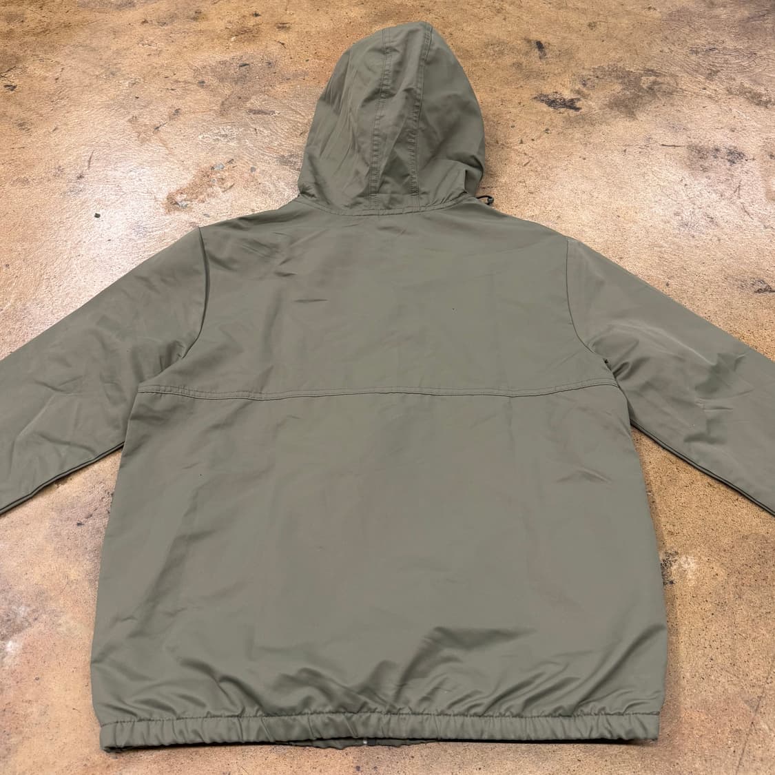 [정품/M] 캉골 후드 바람막이 카키색 b18 상품이미지4