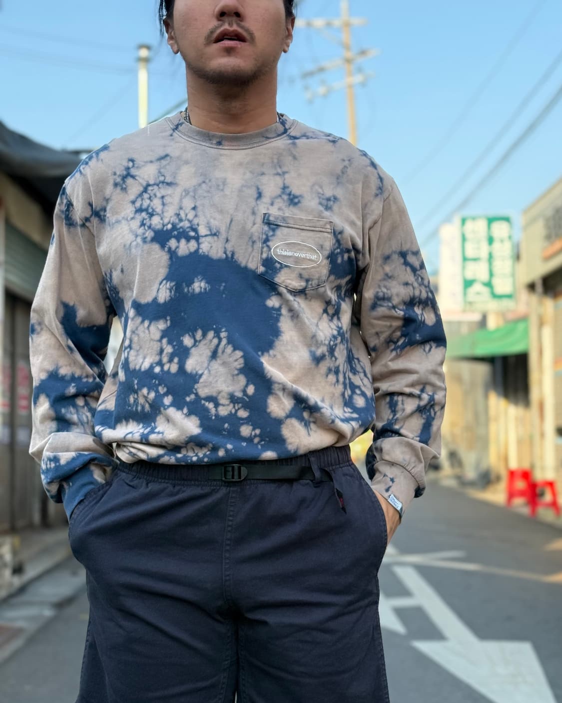 디스이즈네버댓 롱슬리브 타이다이 티 XL 상품이미지8