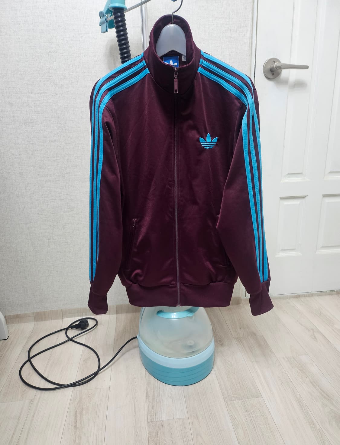 (90~95) ☆우주매물☆ 아디다스 파이어버드 [버건디민트] 트랙탑져지 상품이미지1