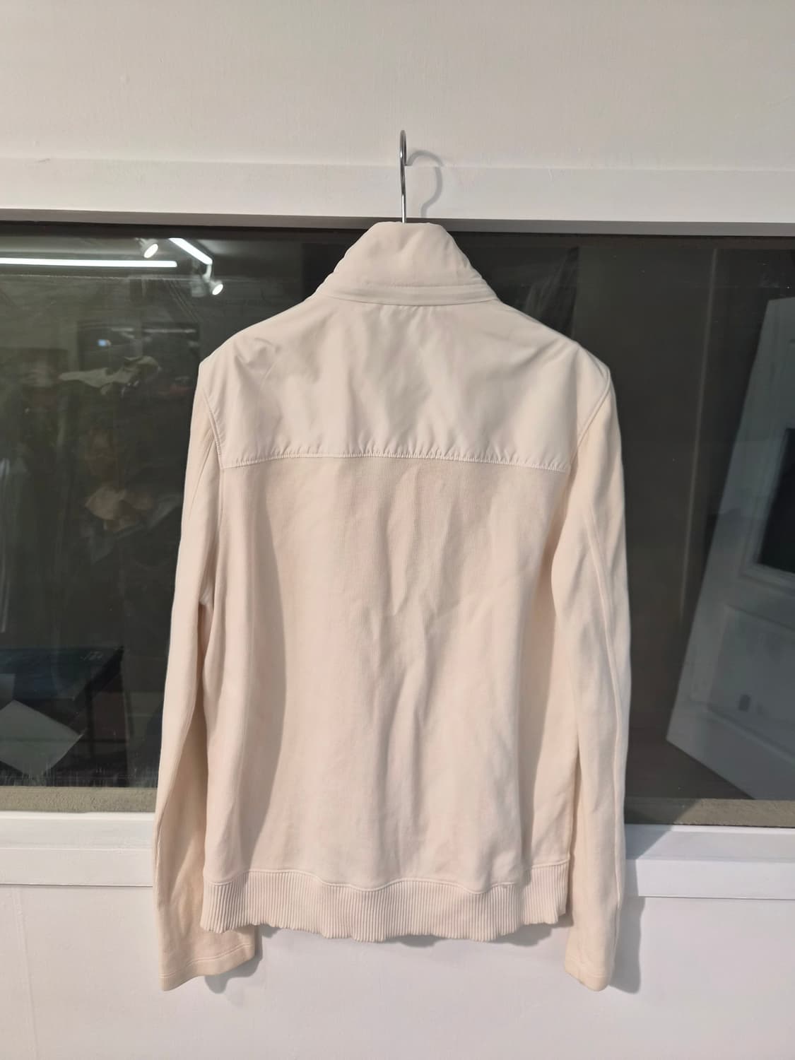 S/95) 바나나리퍼블릭 나일론+니트 혼방 집업 자켓 팝니다 상품이미지2