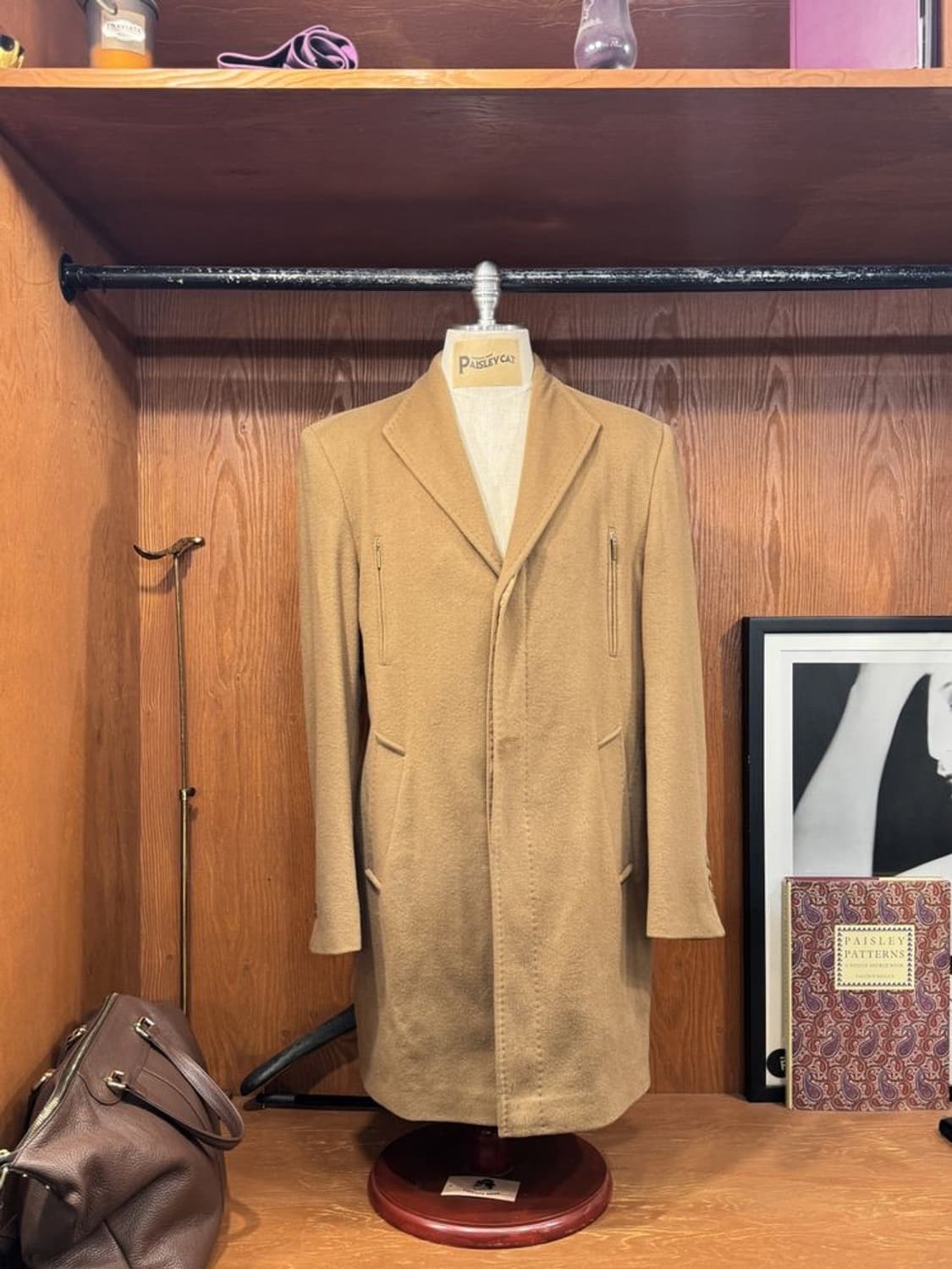 Euseg 캐시미어 코트 상품이미지1