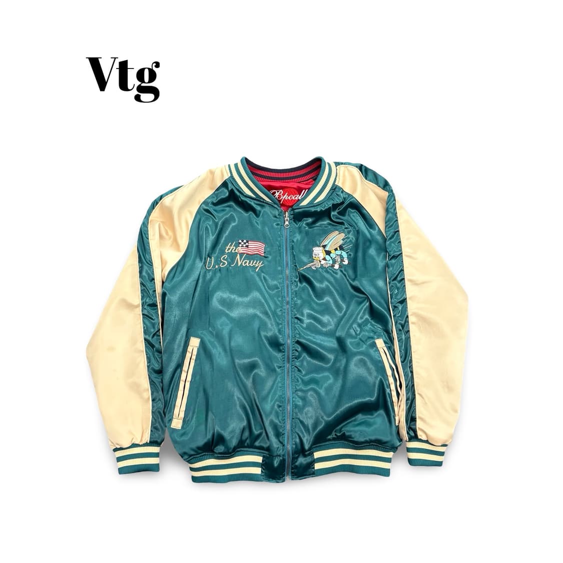 (100)빈티지리버시블스카잔 상품이미지1